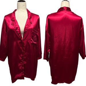 VTG 90s Victoria’s Secret Gold Label satin sleep shirt size small